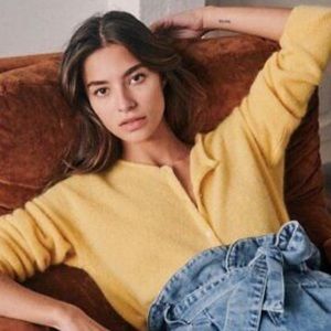 Sezane Gaspard in yellow, xs